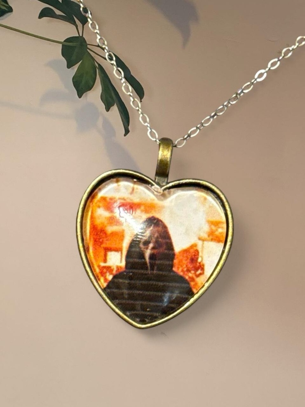Halloween Ghost Face Necklace